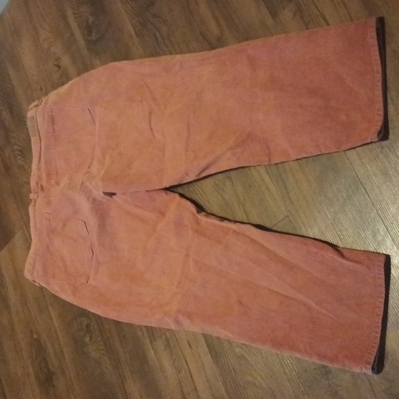 American Eagle Clay Brown Corduroy High Waisted Straight Leg Mom Jeans A37 - Picture 8 of 8